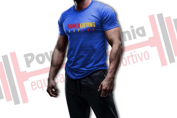 camiseta-powerlifting-espana-azul-royal